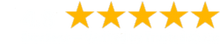 4.8/5 eTrusted reviews - Five yellow stars on a transparent background