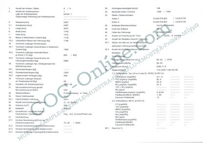 EC Certificate of Conformity AUDI 2