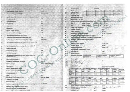 EC Certificate of Conformity CUPRA 2