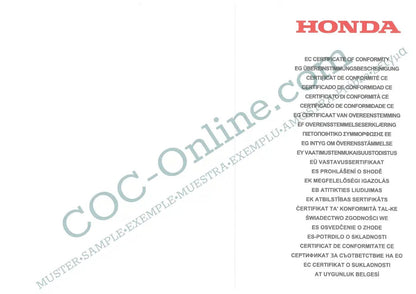 EC_Certificate_Conformity_HONDA