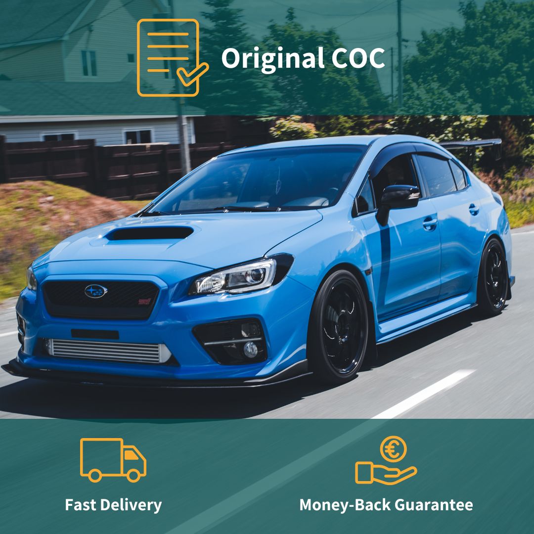 Subaru Original COC